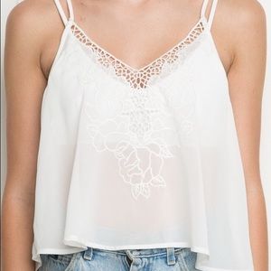 White brandy Melville tank top🤍